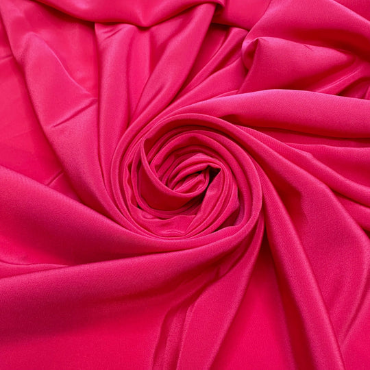 Elbows Up - Polyester Blend Woven - Dark Pink - 3.1M Bundle - True Deadstock fabric Fabric by private - Sustainable Textile | FABCYCLE