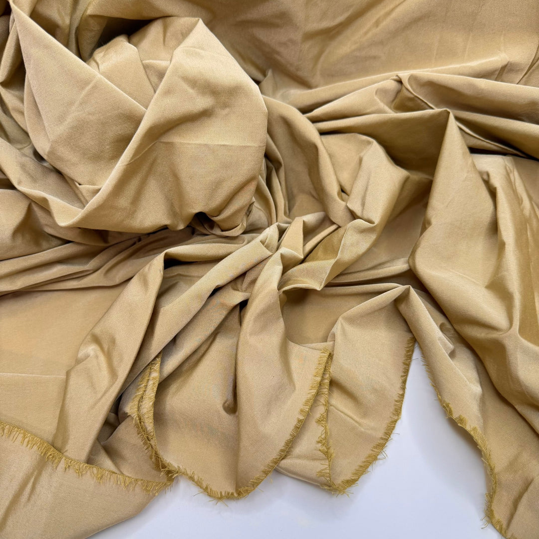 Elevated Pantsuit - Polyester Blend Woven - Light Beige - 4M Bundle - True Deadstock fabric Fabric by private - Sustainable Textile | FABCYCLE