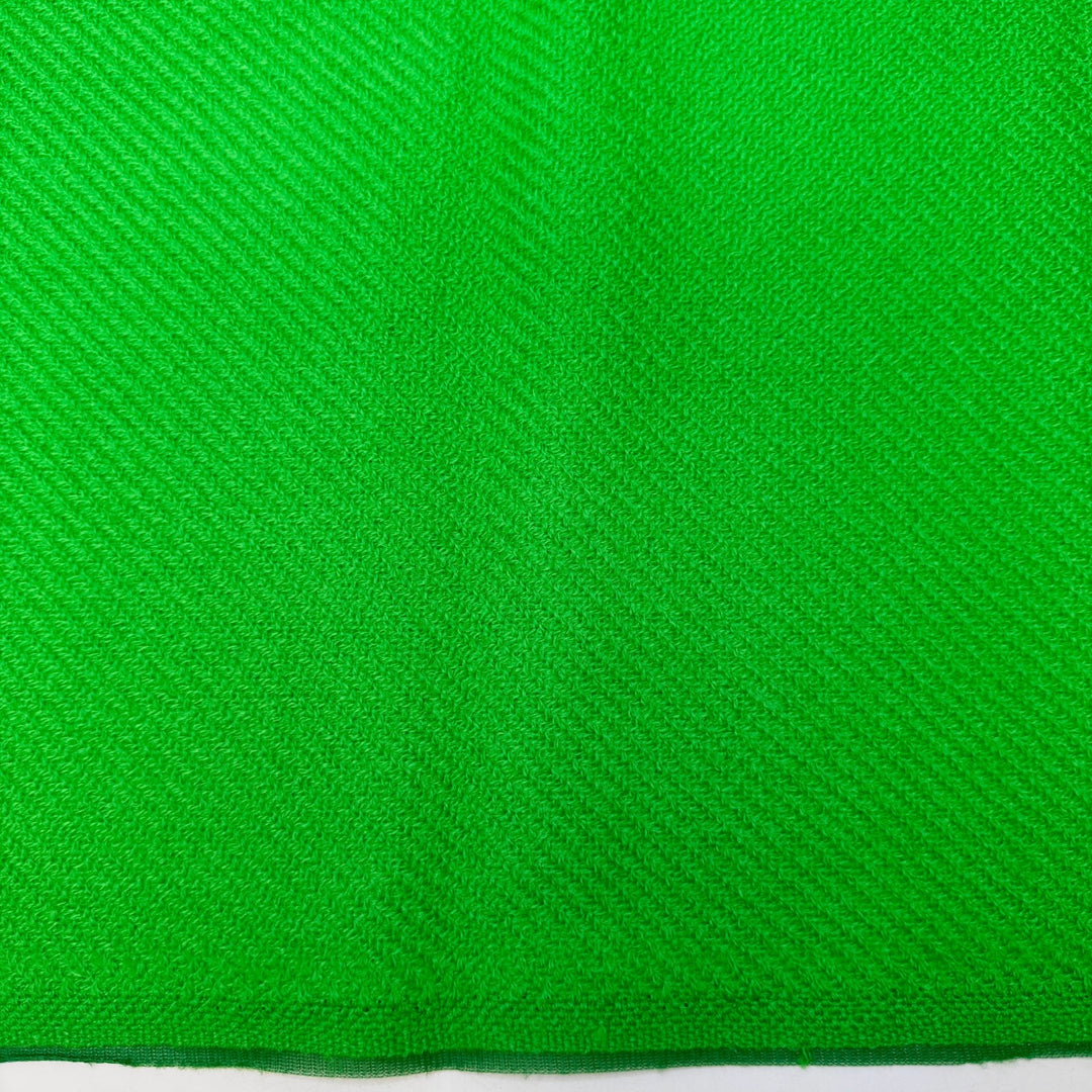 Emerald Cut - Twill Weave Orlon Woven - Green - 1.3M Bundle - True Deadstock fabric Fabric by private - Sustainable Textile | FABCYCLE
