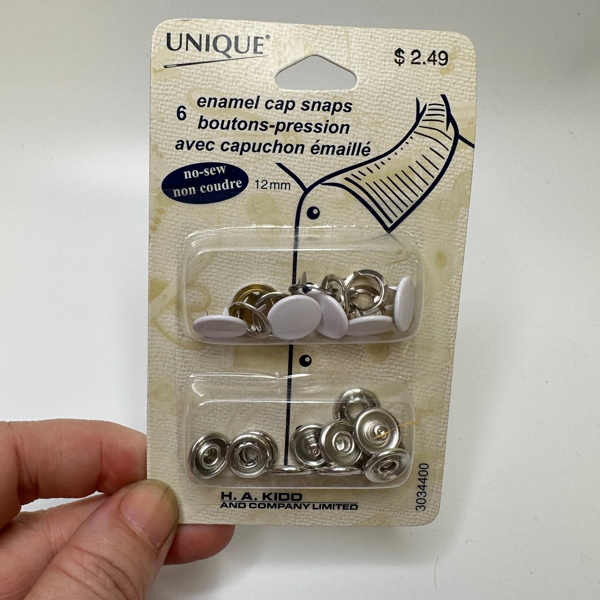 Snap Button Dad Cap enamel-cap-snaps-button-12mm-metal-whitesilver-6-pack-true-deadstock ...