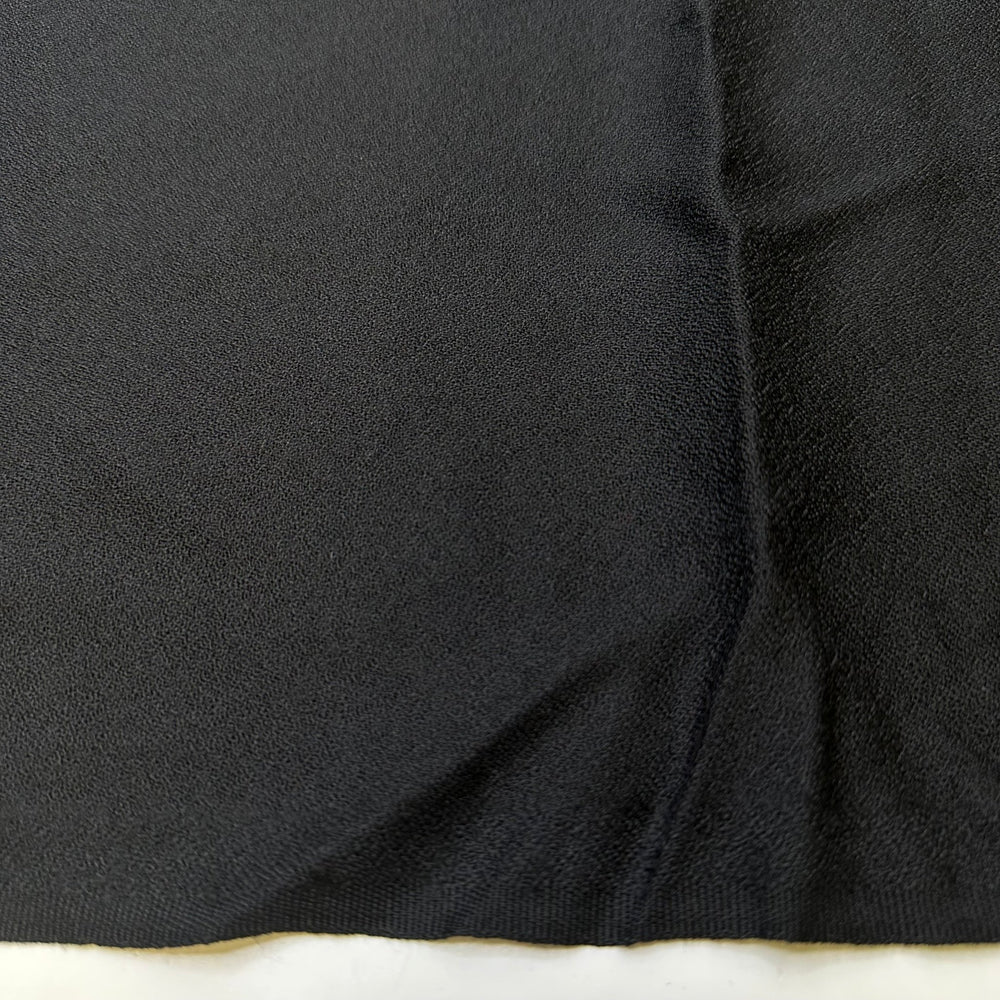 End Credits Roll - Crepe Wool Woven - Black - 2.4M Bundle - True Deadstock fabric Fabric by private - Sustainable Textile | FABCYCLE