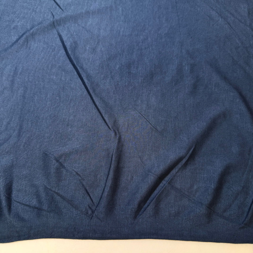 Endless Sea - Jersey Bamboo Blend Knit - Dark Blue - Bundles - True Deadstock fabric Fabric by private - Sustainable Textile | FABCYCLE