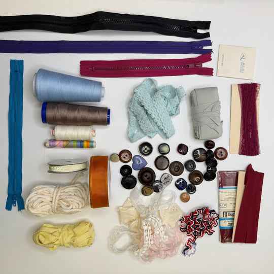 Enriched Company - Supplies Grab Bag - Multi - Pack - True Deadstock supplies Fabric by private - Sustainable Textile | FABCYCLE