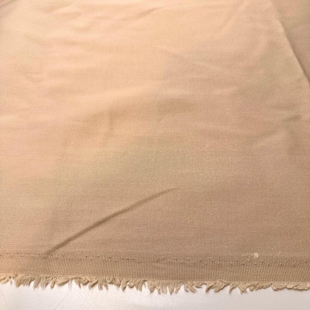 Entrepreneur - Twill Weave Cotton Woven - Light Beige - 2.5M Bundle - True Deadstock fabric Fabric by private - Sustainable Textile | FABCYCLE