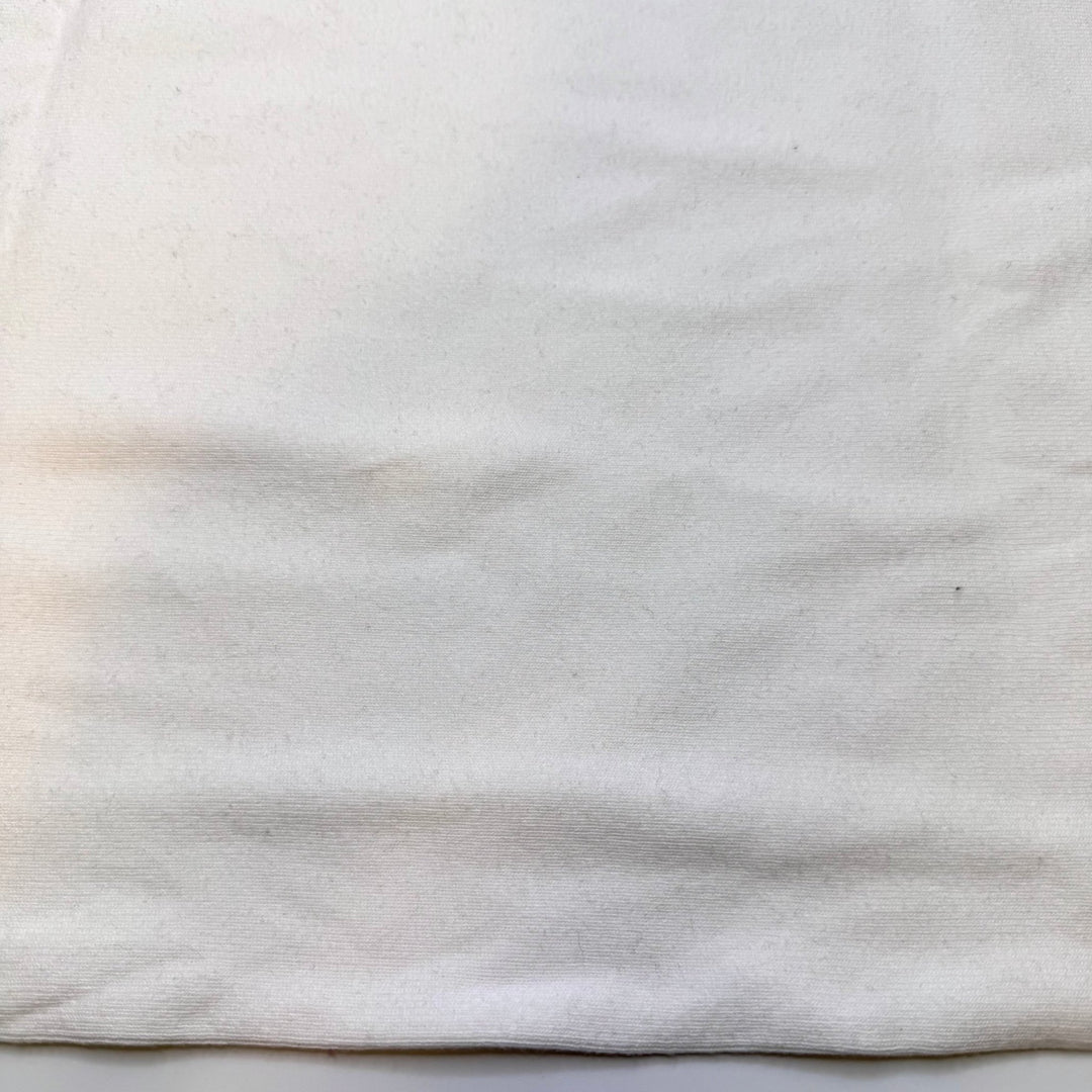 EV Energy - Tubular Rib Knit Cotton Knit - White - 0.95M Bundle - True Deadstock fabric Fabric by private - Sustainable Textile | FABCYCLE