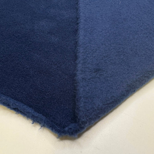 Evening Skies - Fleece Polyester Blend Knit - Dark Black/Blue - 2M Bundle - True Deadstock fabric Fabric by private - Sustainable Textile | FABCYCLE