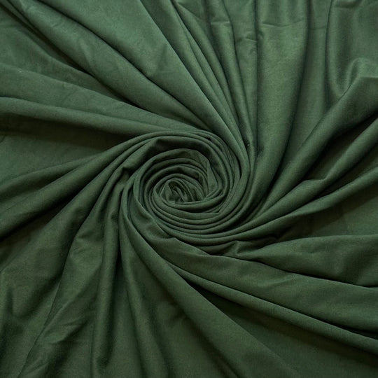 Evergreen Adventure - Natural Blend Knit - Dark Green - 1.7M Bundle - True Deadstock fabric Fabric by private - Sustainable Textile | FABCYCLE