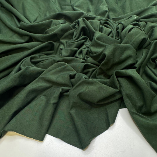 Evergreen Adventure - Natural Blend Knit - Dark Green - 1.7M Bundle - True Deadstock fabric Fabric by private - Sustainable Textile | FABCYCLE