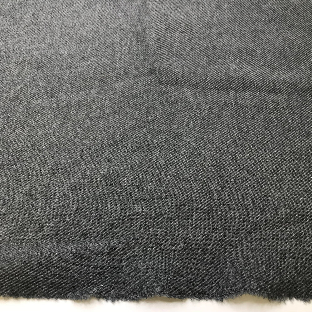 Everyone Is On Their Phones - Double Knit Natural Blend Knit - Dark Grey - 2M Bundle - True Deadstock fabric Fabric by private - Sustainable Textile | FABCYCLE
