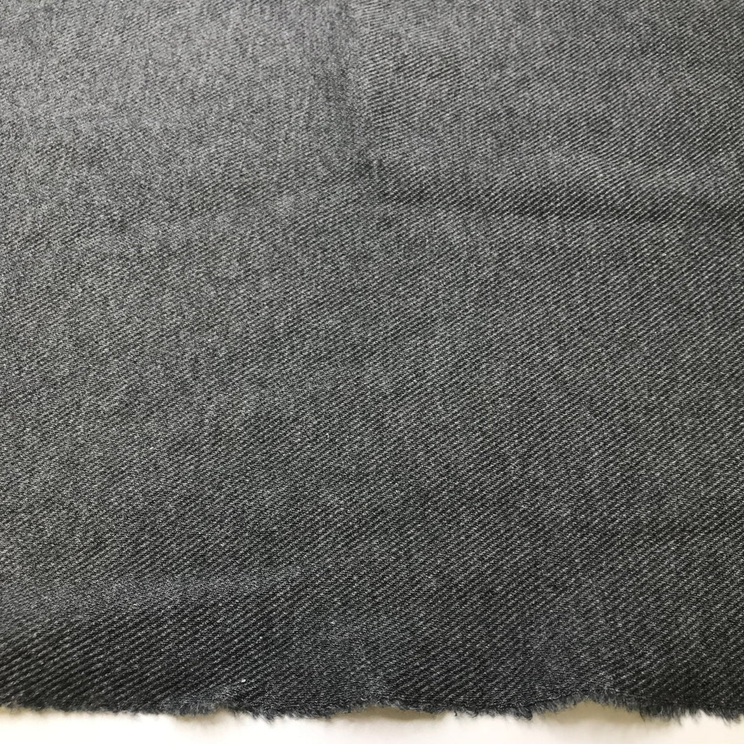 Everyone Is On Their Phones - Double Knit Natural Blend Knit - Dark Grey - 2M Bundle - True Deadstock fabric Fabric by private - Sustainable Textile | FABCYCLE