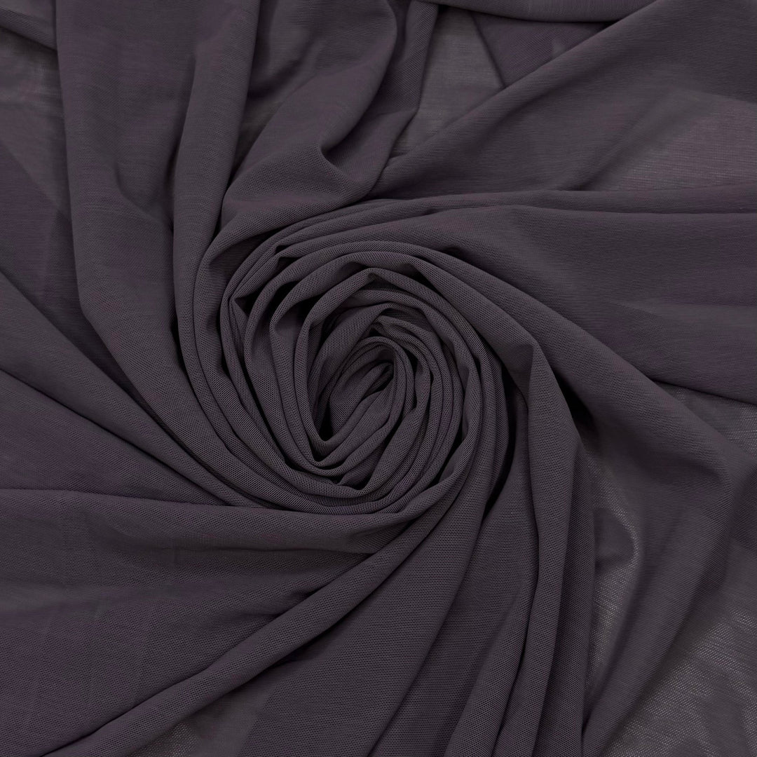 Exploring The Reefs - Mesh Nylon/Spandex Knit - Dark Grey - 1M Bundle - True Deadstock fabric Fabric by private - Sustainable Textile | FABCYCLE