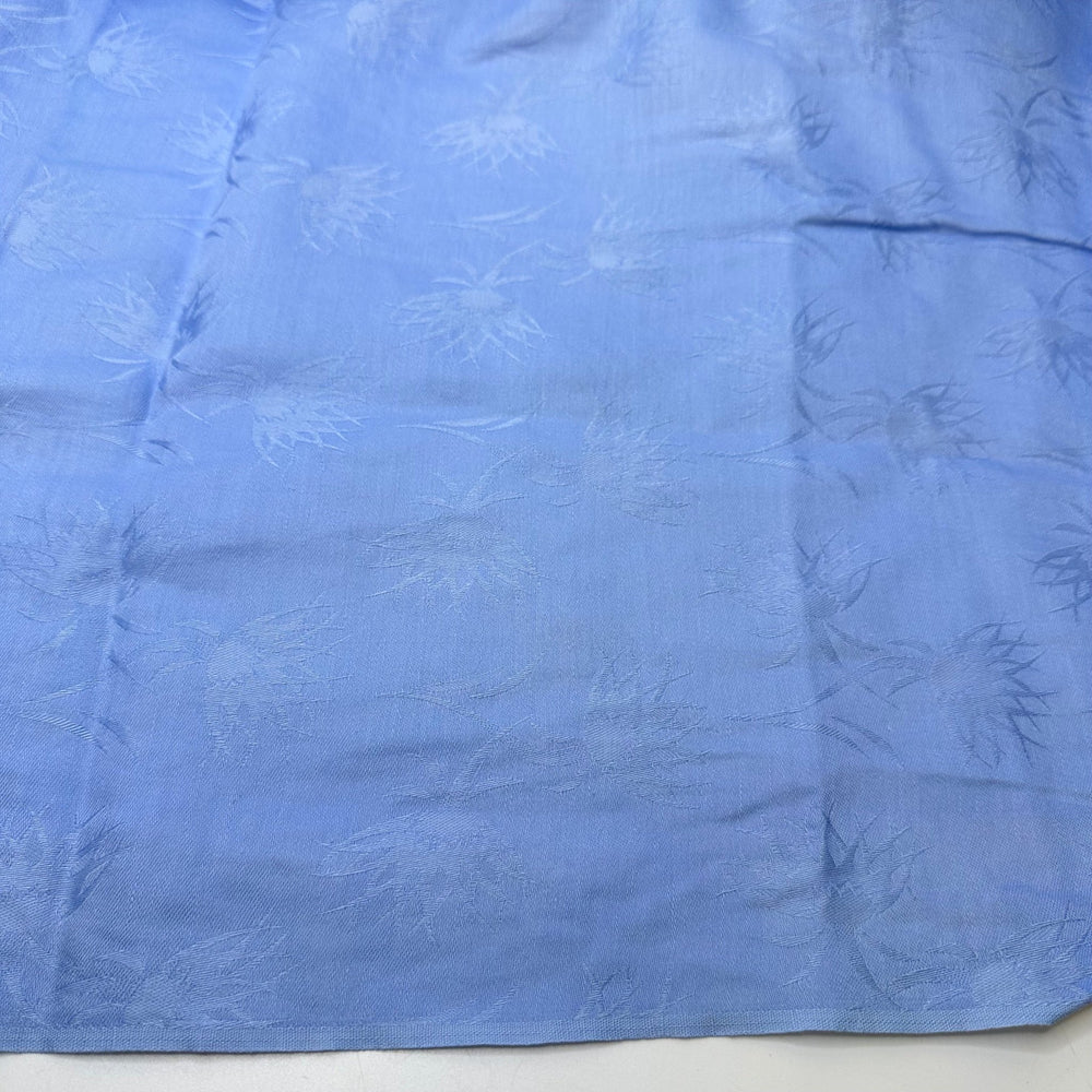 Eyelash Flutter - Vintage Jacquard Cotton Woven - Light Blue Floral - 3.25M Bundle - True Deadstock fabric Fabric by private - Sustainable Textile | FABCYCLE