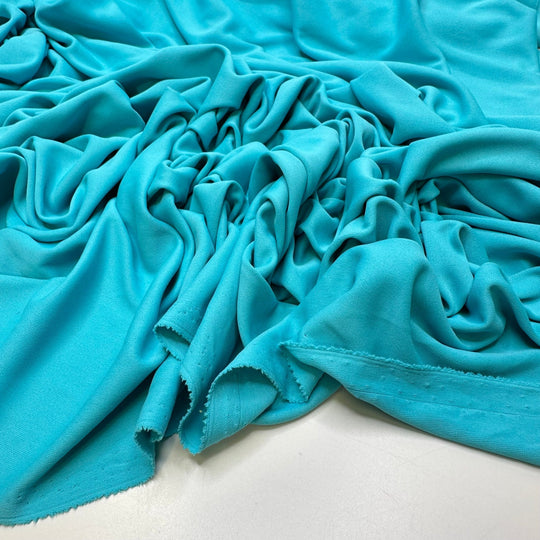 Eyes Like Pools Of Water - Polyester Blend Knit - Light Blue - 3.5M Bundle - True Deadstock fabric Fabric by private - Sustainable Textile | FABCYCLE