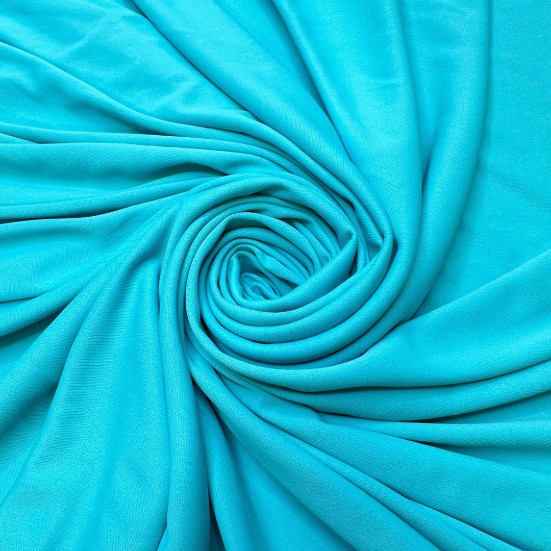 Eyes Like Pools Of Water - Polyester Blend Knit - Light Blue - 3.5M Bundle - True Deadstock fabric Fabric by private - Sustainable Textile | FABCYCLE