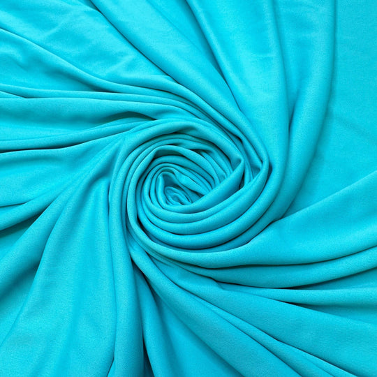 Eyes Like Pools Of Water - Polyester Blend Knit - Light Blue - 3.5M Bundle - True Deadstock fabric Fabric by private - Sustainable Textile | FABCYCLE