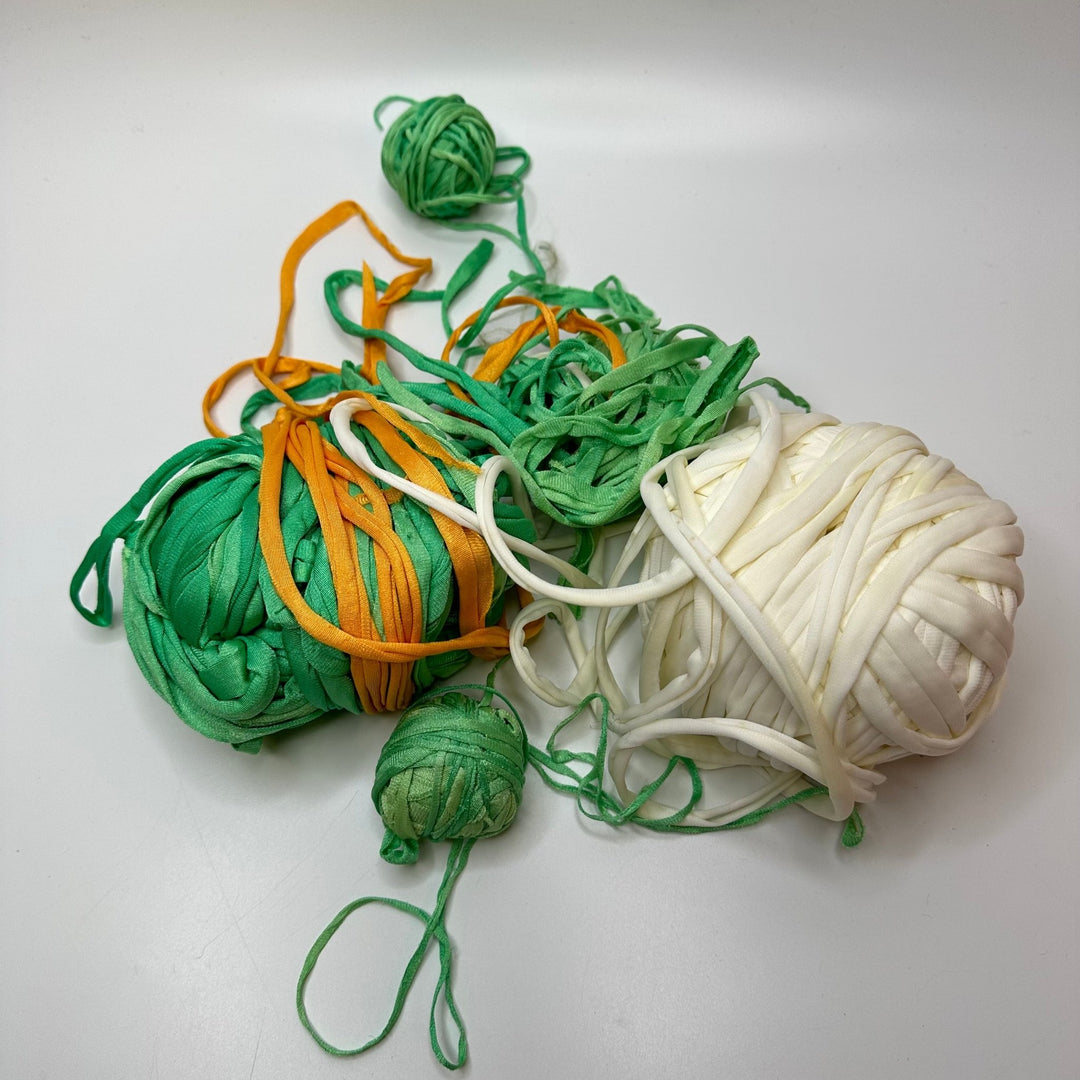 Fabric Yarn Ball Yarn - Green Multi - 3 Pack - True Deadstock supplies Fabric by private - Sustainable Textile | FABCYCLE