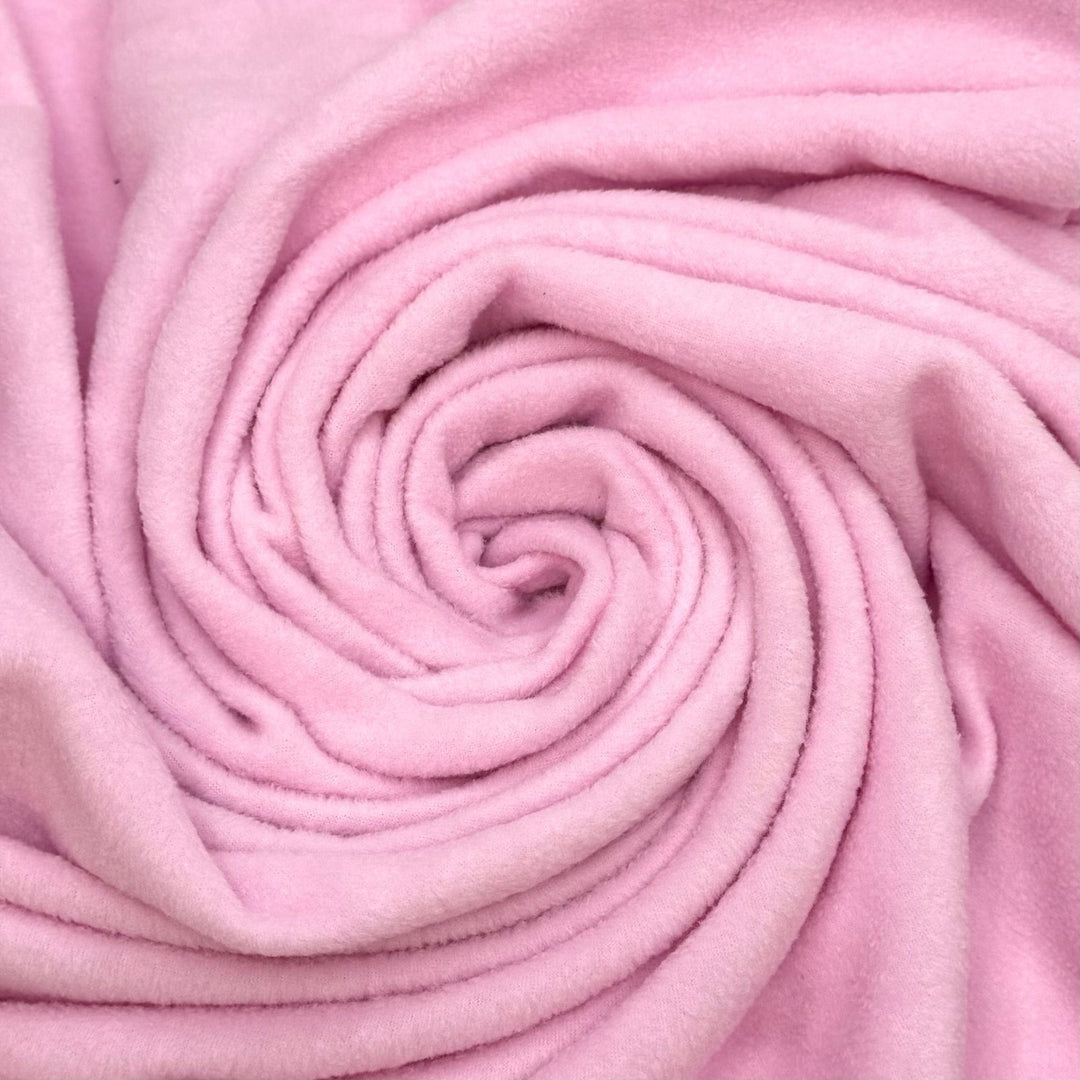 Fabulous In Nature - Fleece Polyester Blend Knit - Pink - 1.7M Bundle - True Deadstock fabric Fabric by private - Sustainable Textile | FABCYCLE