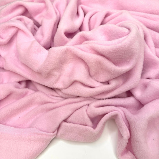 Fabulous In Nature - Fleece Polyester Blend Knit - Pink - 1.7M Bundle - True Deadstock fabric Fabric by private - Sustainable Textile | FABCYCLE