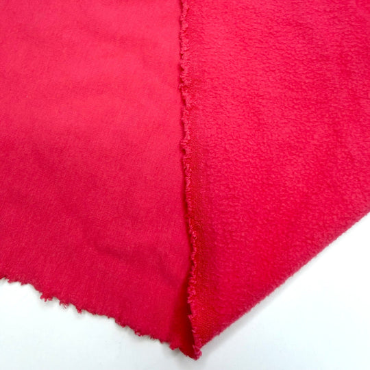 Fabulous Nature - Brushed French Terry Rayon Blend Knit - Pink - 0.85M Bundle - True Deadstock fabric Fabric by private - Sustainable Textile | FABCYCLE