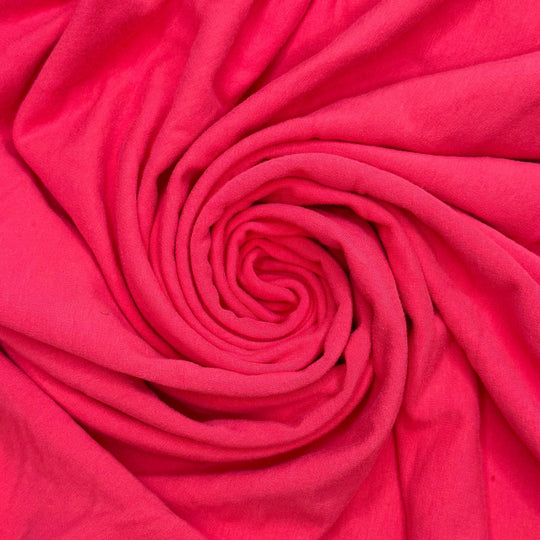 Fabulous Nature - Brushed French Terry Rayon Blend Knit - Pink - 0.85M Bundle - True Deadstock fabric Fabric by private - Sustainable Textile | FABCYCLE
