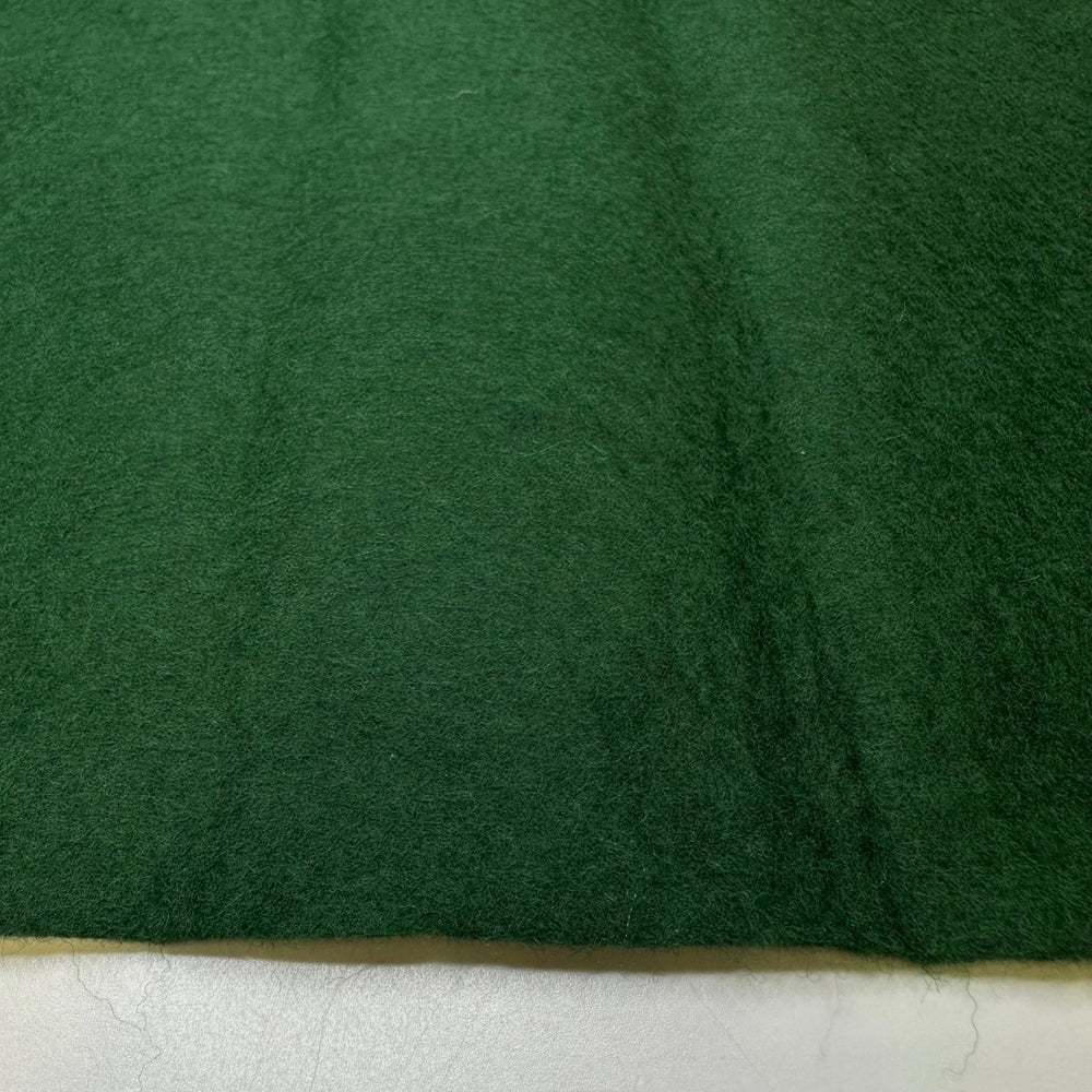 Fairytale Forest - Felt Wool Woven - Dark Green - 0.95M Bundle - True Deadstock fabric Fabric by private - Sustainable Textile | FABCYCLE