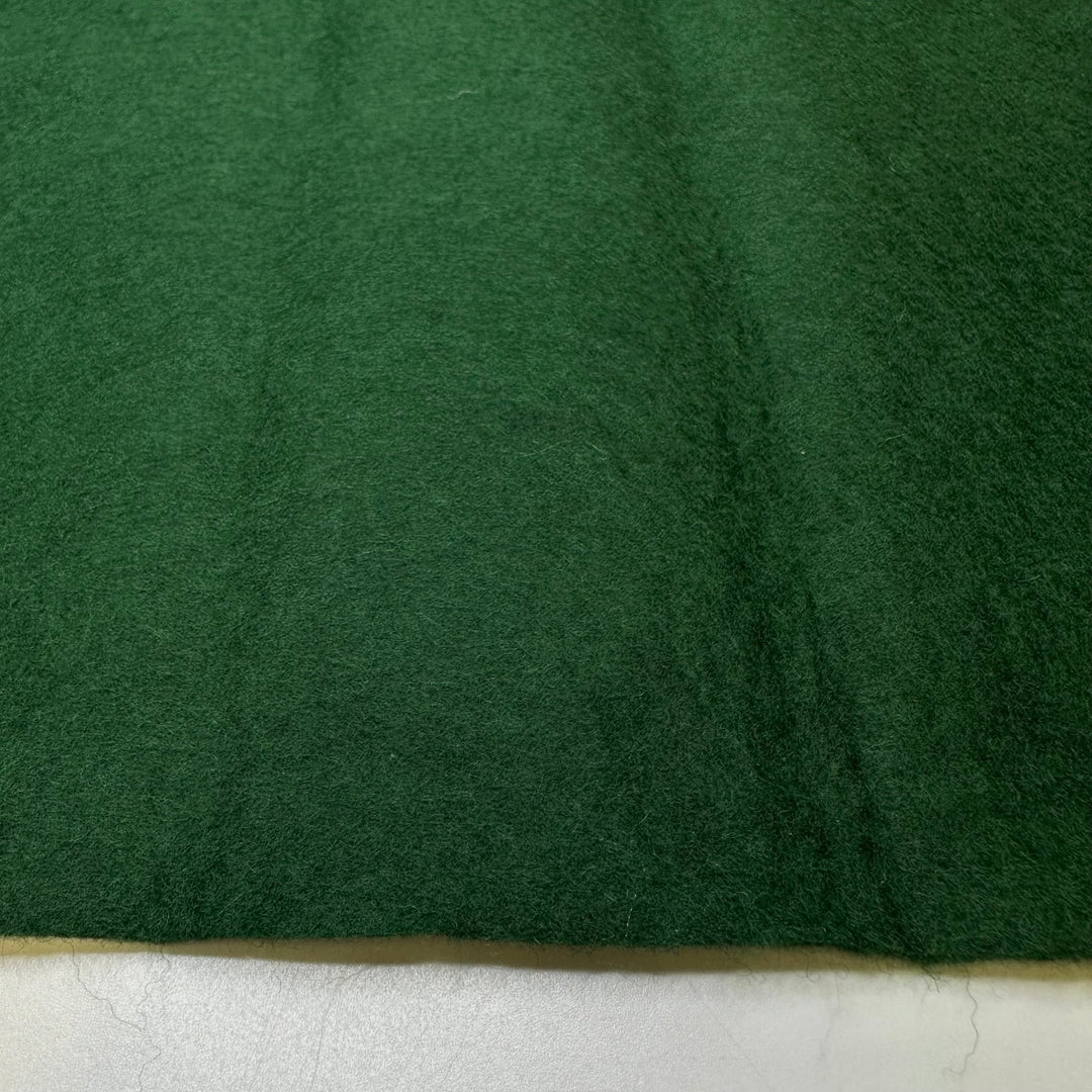 Fairytale Forest - Felt Wool Woven - Dark Green - 0.95M Bundle - True Deadstock fabric Fabric by private - Sustainable Textile | FABCYCLE