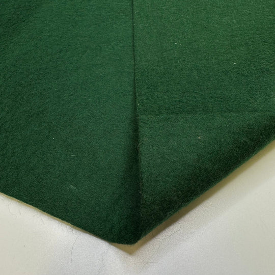 Fairytale Forest - Felt Wool Woven - Dark Green - 0.95M Bundle - True Deadstock fabric Fabric by private - Sustainable Textile | FABCYCLE