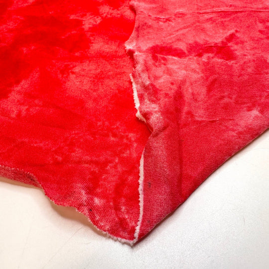 Fake Blood - Polyester Blend Knit - Red Abstract - 1.1M Bundle - True Deadstock fabric Fabric by private - Sustainable Textile | FABCYCLE