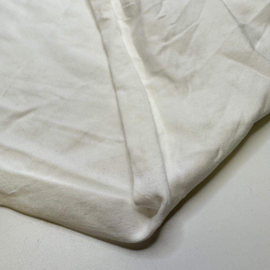 Fake Snow Decorations - Jersey Cotton Blend Knit - White - 1.7M Bundle - True Deadstock fabric Fabric by private - Sustainable Textile | FABCYCLE