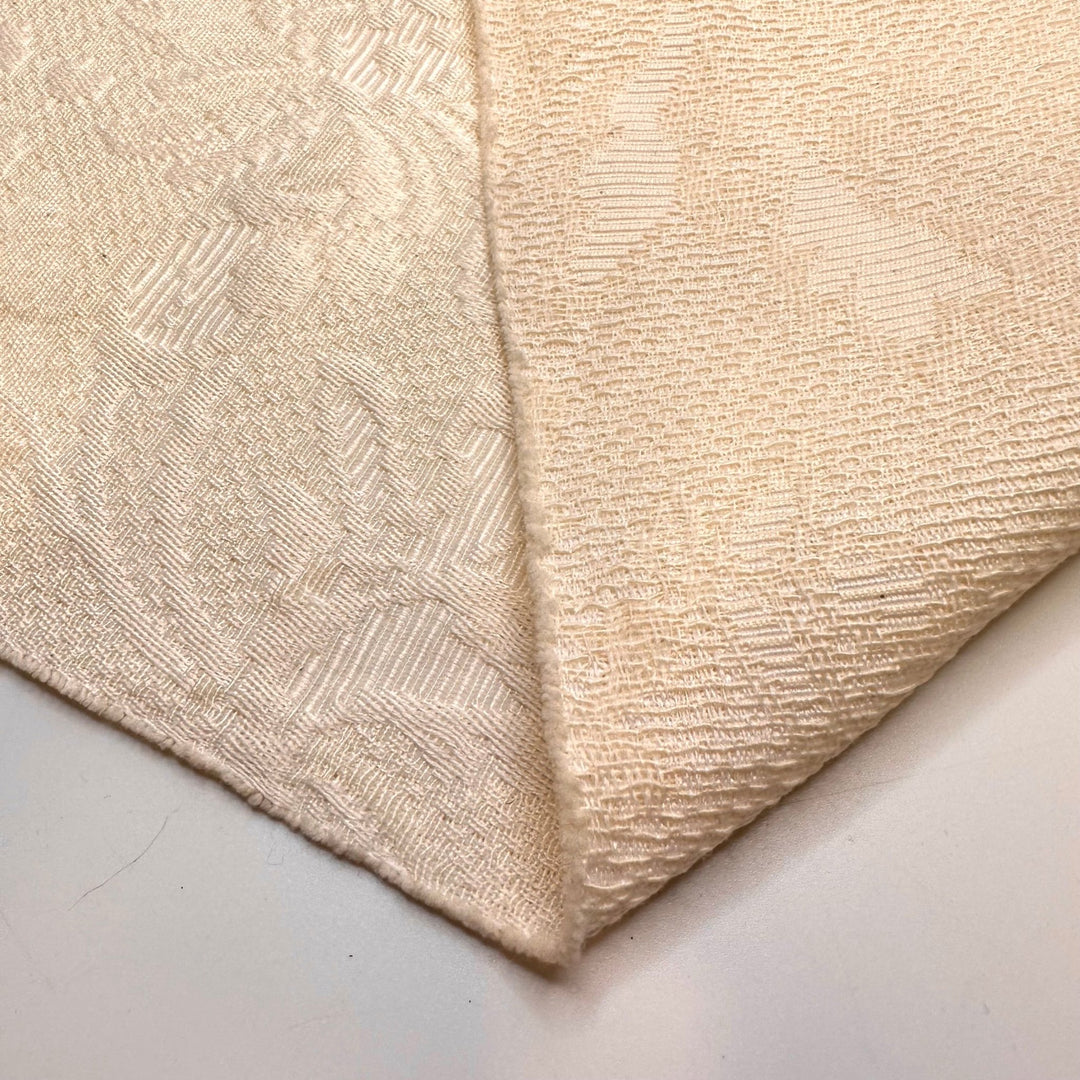 Falling Asleep At The Table - Cotton Woven - Cream Floral - 1.1M Bundle - True Deadstock fabric Fabric by private - Sustainable Textile | FABCYCLE