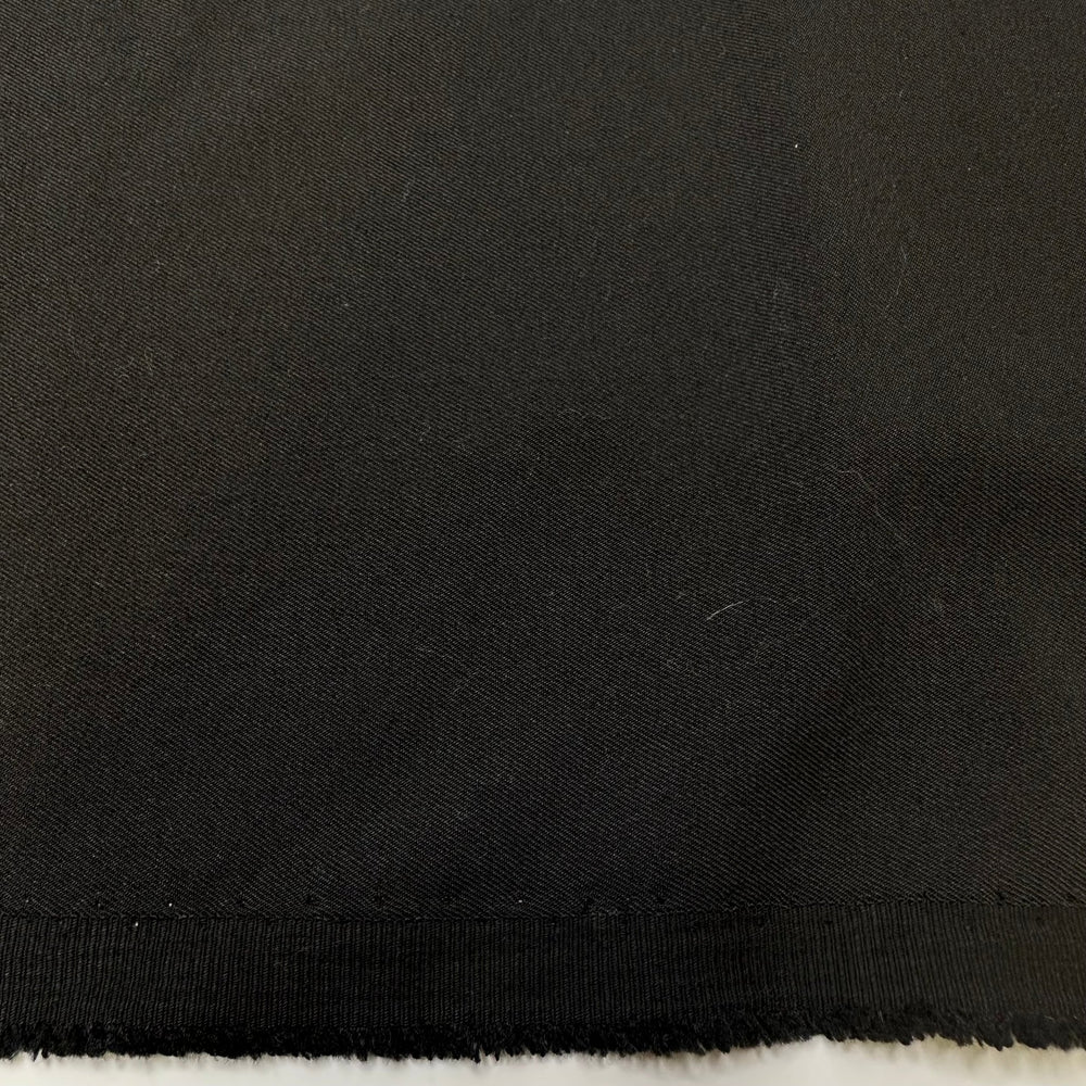 Falling Asleep To Sounds Of Rain - Twill Weave Polyester Blend Woven - Black - 0.9M Bundle - True Deadstock fabric Fabric by private - Sustainable Textile | FABCYCLE