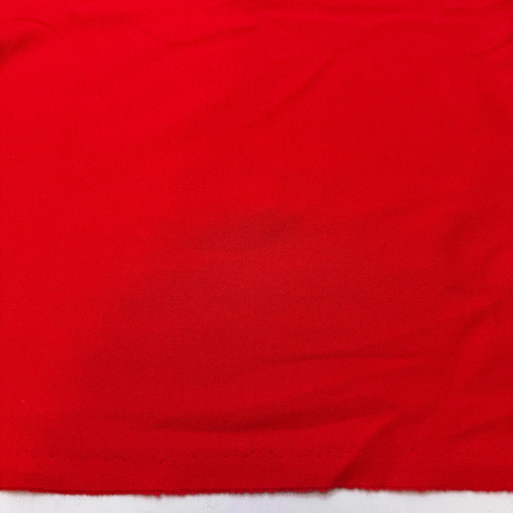 Falling In Love Again - Rib Knit Cotton Blend Knit - Red - 0.95M Bundle - True Deadstock fabric Fabric by private - Sustainable Textile | FABCYCLE
