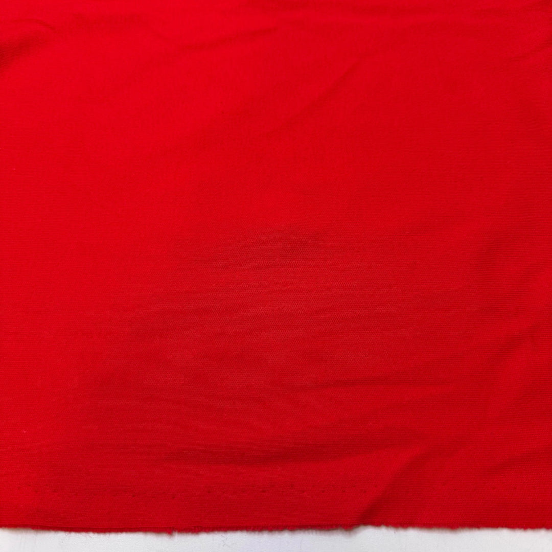 Falling In Love Again - Rib Knit Cotton Blend Knit - Red - 0.95M Bundle - True Deadstock fabric Fabric by private - Sustainable Textile | FABCYCLE