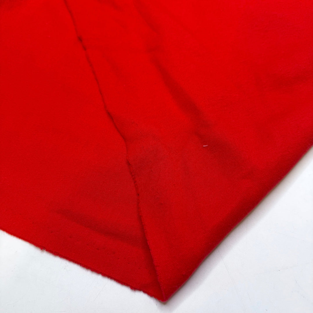 Falling In Love Again - Rib Knit Cotton Blend Knit - Red - 0.95M Bundle - True Deadstock fabric Fabric by private - Sustainable Textile | FABCYCLE