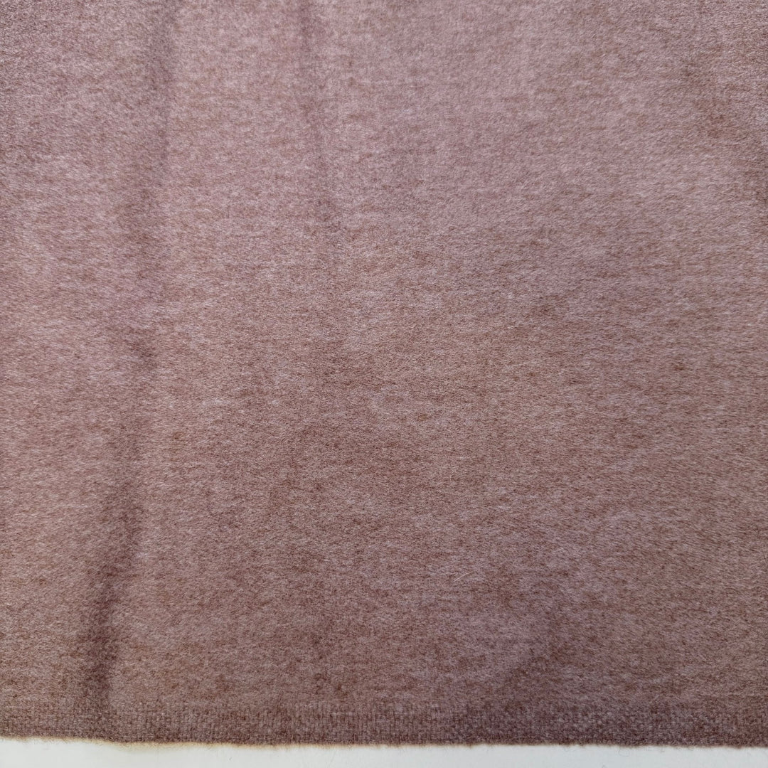 Family Heirloom - Felt Wool Woven - Dark Grey/Red - 0.85M Bundle - True Deadstock fabric Fabric by private - Sustainable Textile | FABCYCLE