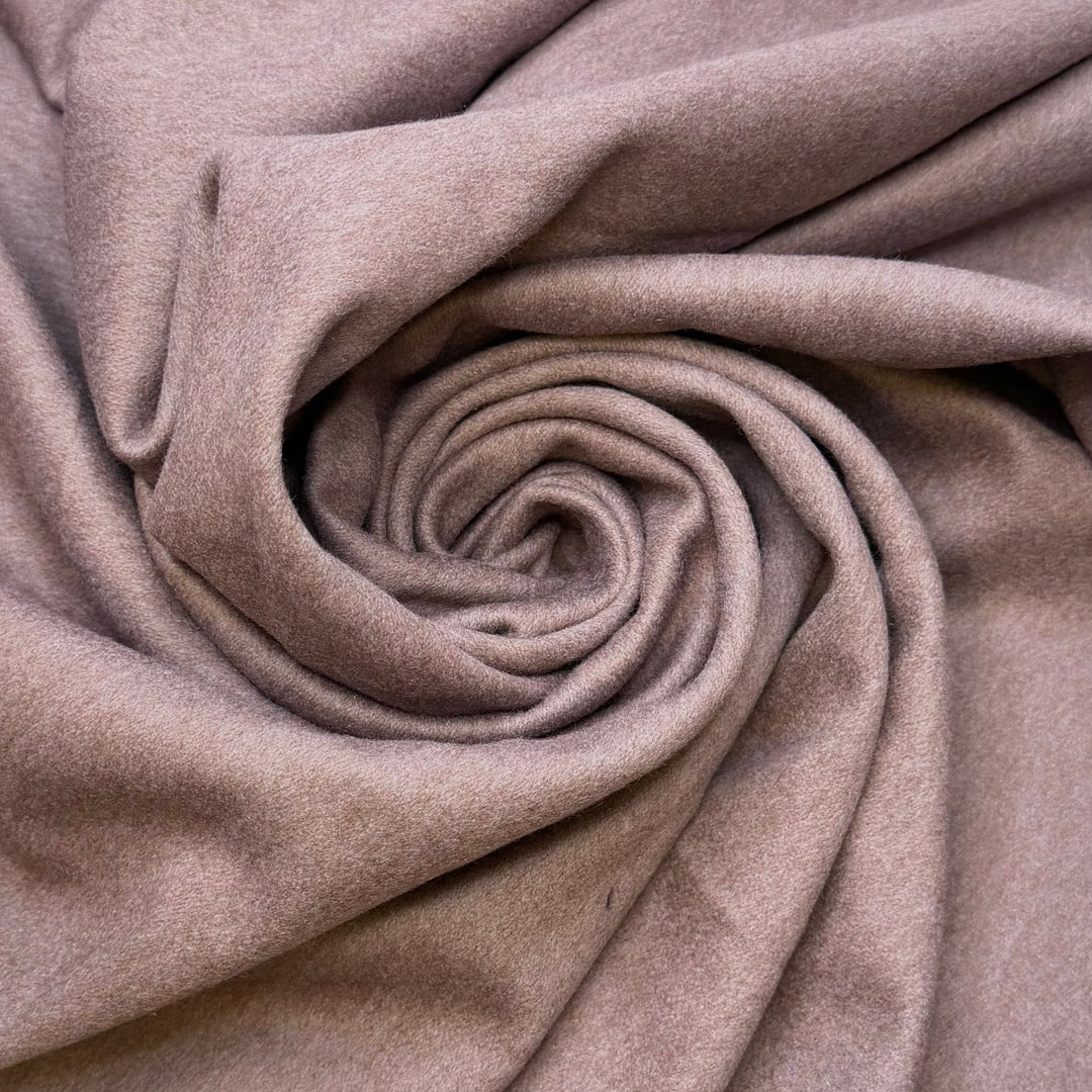 Family Heirloom - Felt Wool Woven - Dark Grey/Red - 0.85M Bundle - True Deadstock fabric Fabric by private - Sustainable Textile | FABCYCLE