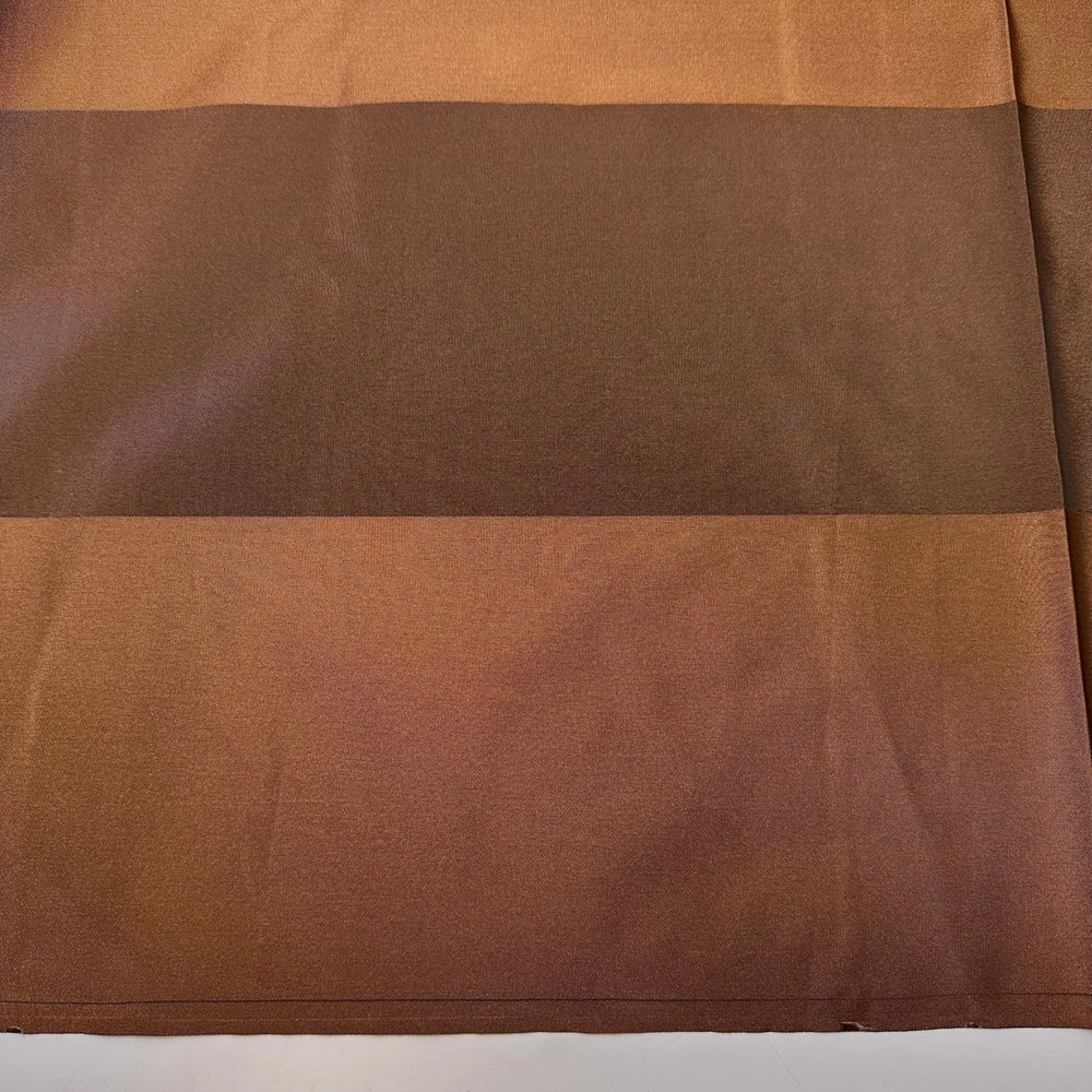 Fancy Hot Chocolate - Taffeta Poly Woven - Brown Stripes - 1.9M Bundle - True Deadstock fabric Fabric by private - Sustainable Textile | FABCYCLE
