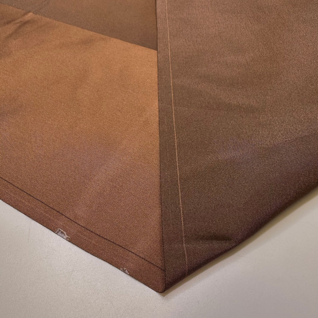 Fancy Hot Chocolate - Taffeta Poly Woven - Brown Stripes - 1.9M Bundle - True Deadstock fabric Fabric by private - Sustainable Textile | FABCYCLE