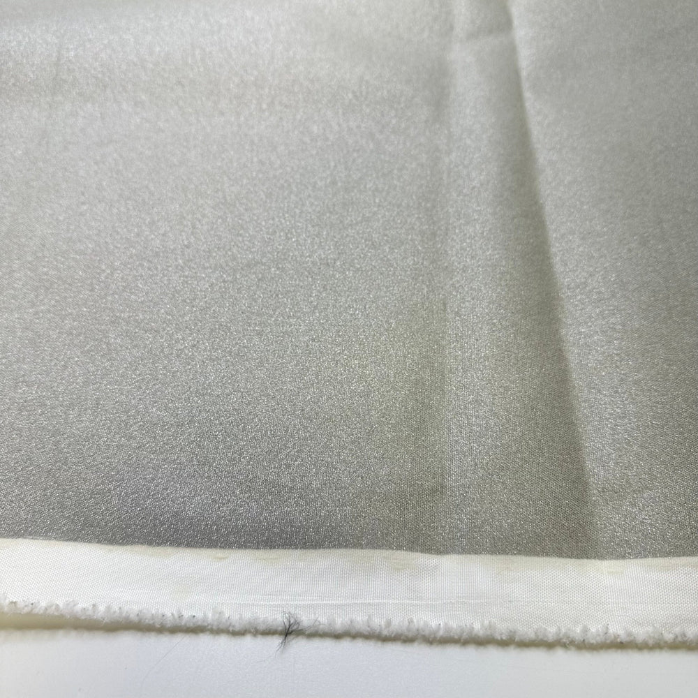 Fashion Of The Future - Metallic Synthetic Blend Woven - Silver - 2.3M Bundle - True Deadstock fabric Fabric by private - Sustainable Textile | FABCYCLE