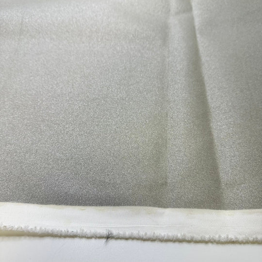 Fashion Of The Future - Metallic Synthetic Blend Woven - Silver - 2.3M Bundle - True Deadstock fabric Fabric by private - Sustainable Textile | FABCYCLE