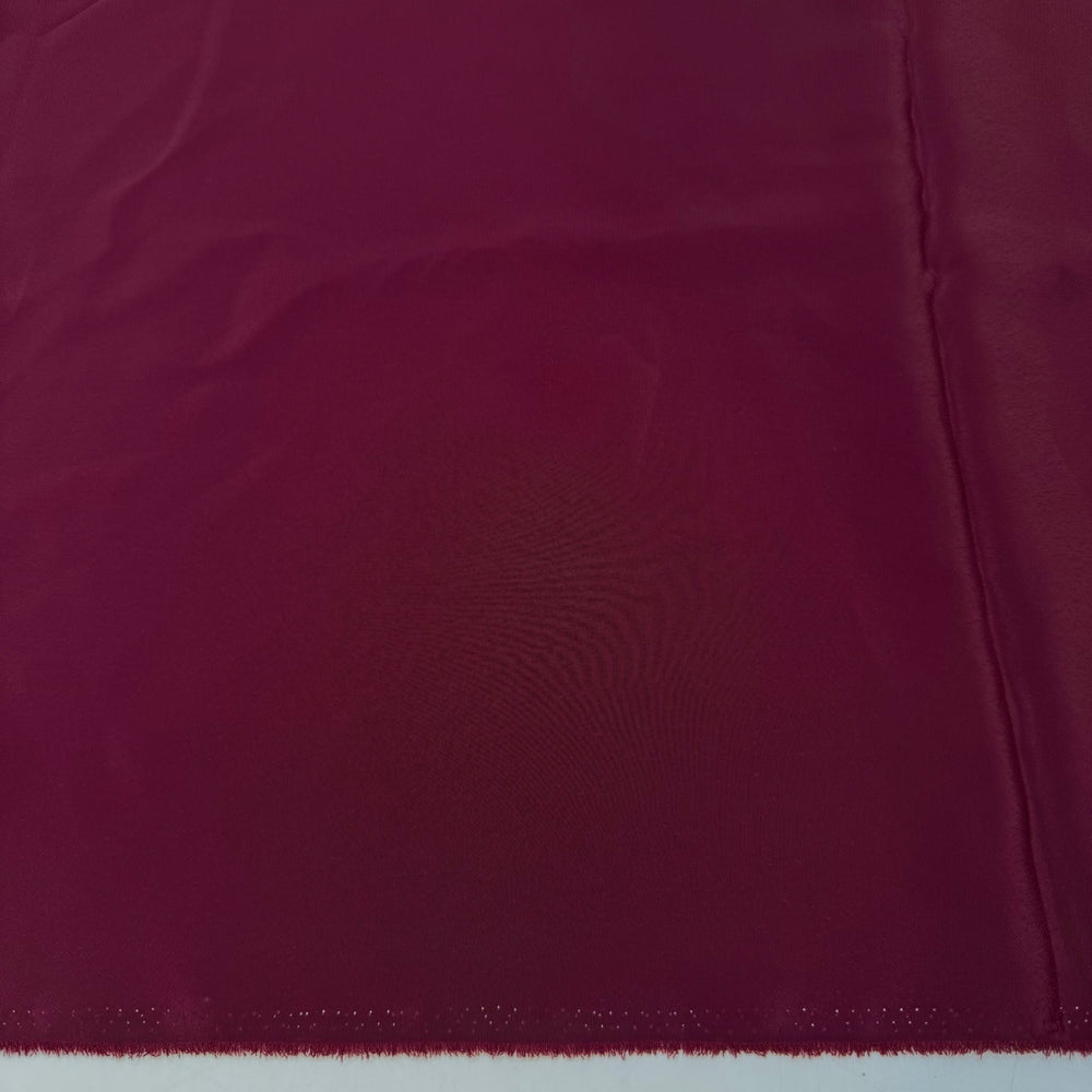 Fashionably Late - Polyester Blend Woven - Burgundy - 2.45M Bundle - True Deadstock fabric Fabric by private - Sustainable Textile | FABCYCLE