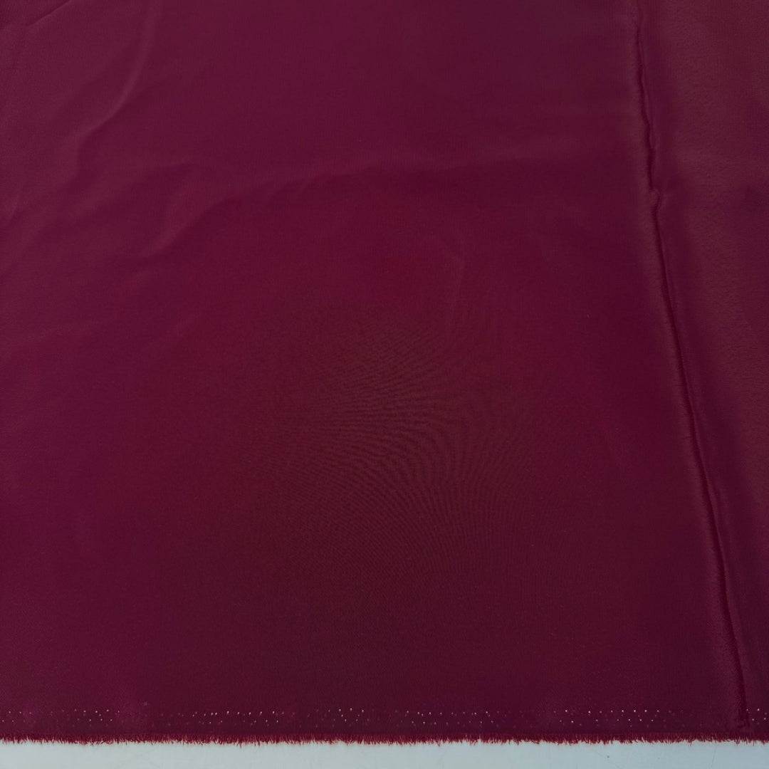 Fashionably Late - Polyester Blend Woven - Burgundy - 2.45M Bundle - True Deadstock fabric Fabric by private - Sustainable Textile | FABCYCLE