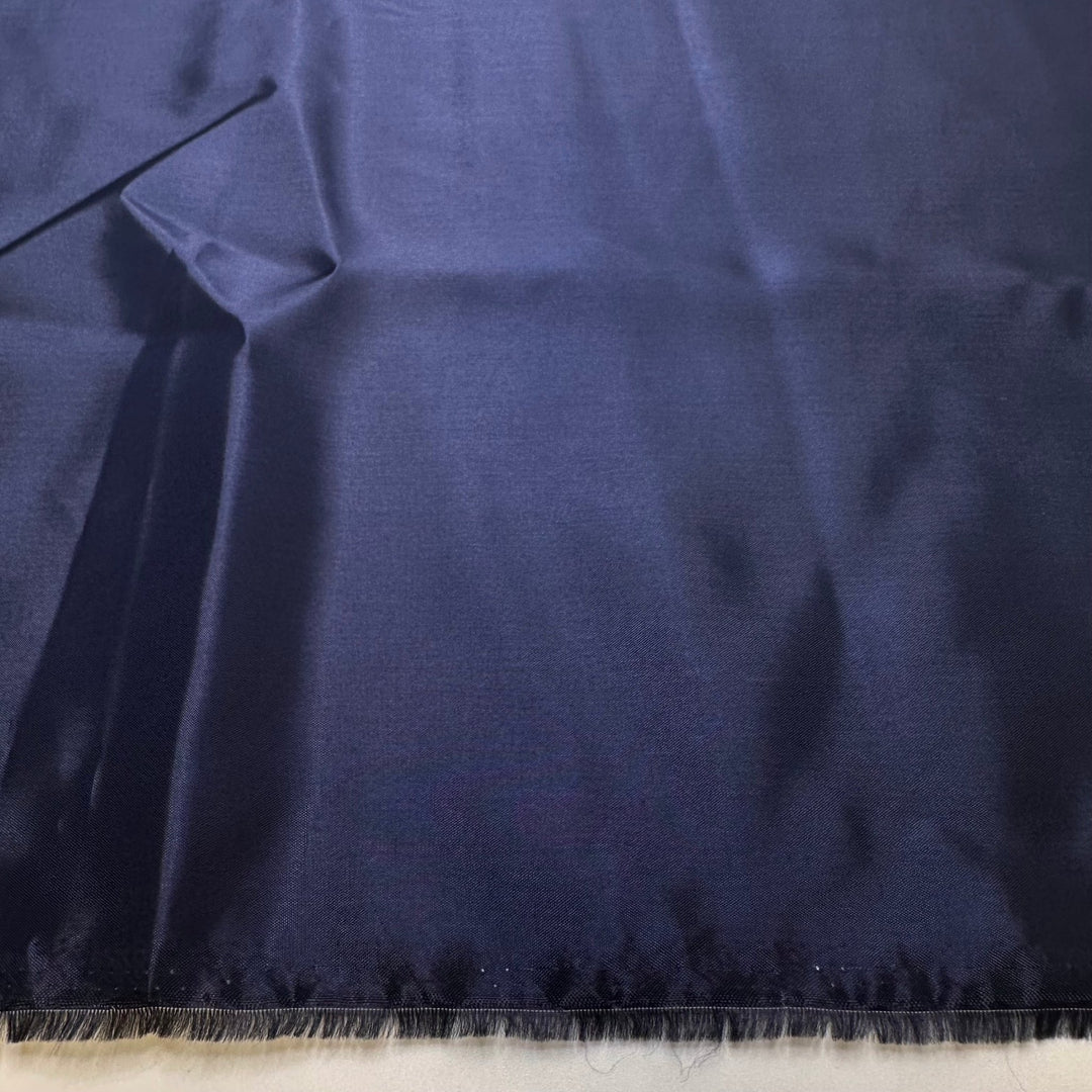 Father Of The Bride - Acetate Woven - Navy - 2.5M Bundle - True Deadstock fabric Fabric by private - Sustainable Textile | FABCYCLE