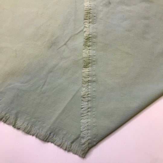 Fax Machine - Polyester Blend Woven - Light Green - 1M Bundle - True Deadstock fabric Fabric by private - Sustainable Textile | FABCYCLE