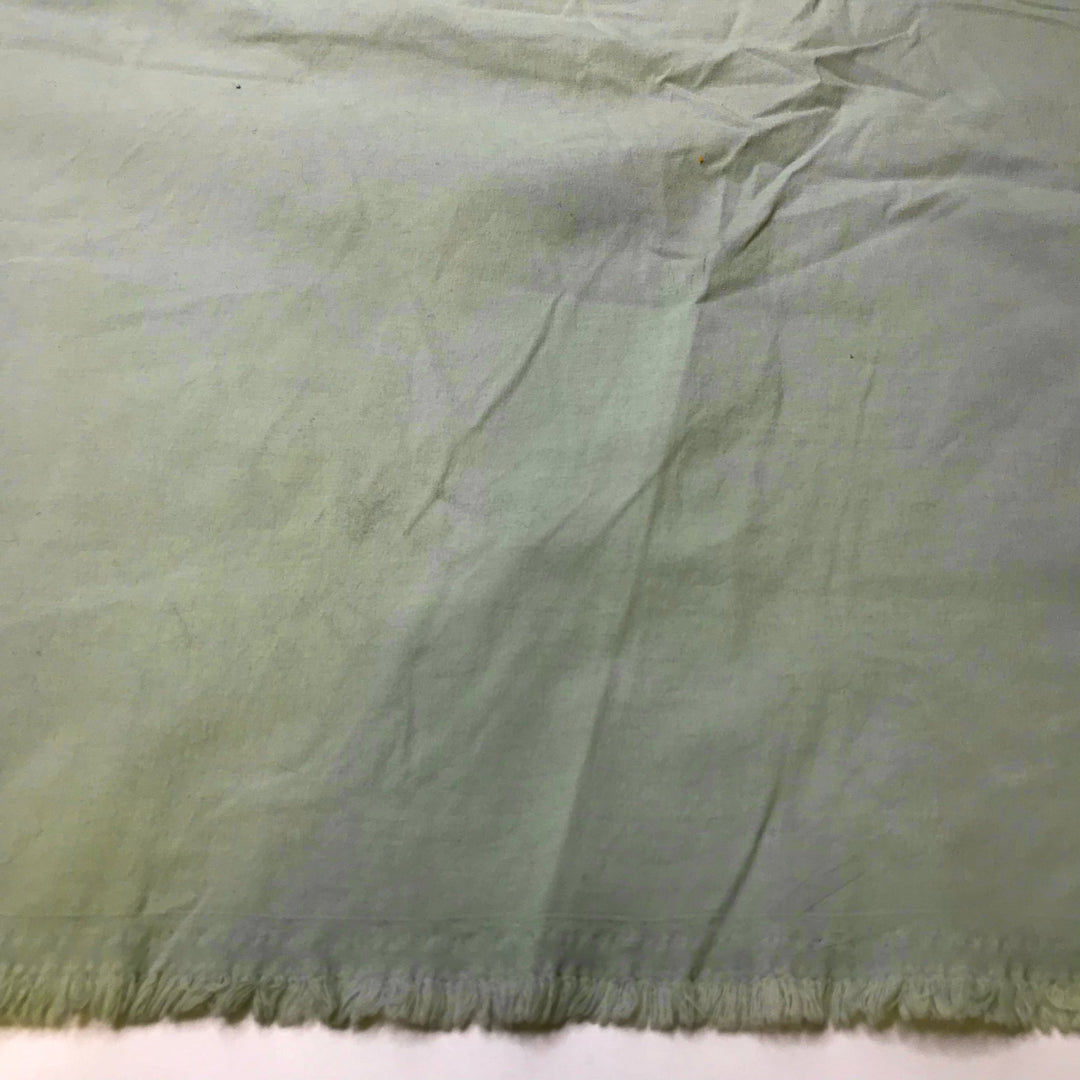 Fax Machine - Polyester Blend Woven - Light Green - 1M Bundle - True Deadstock fabric Fabric by private - Sustainable Textile | FABCYCLE