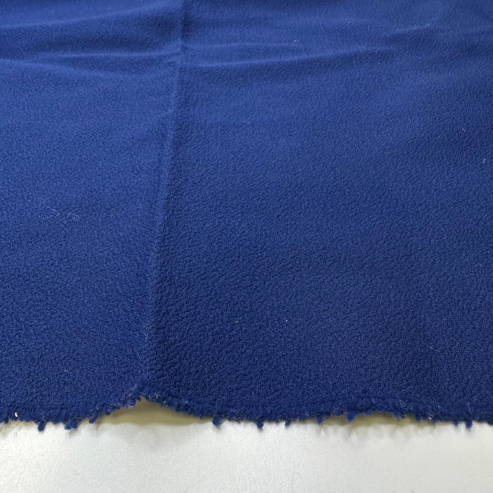 Feeling Blue Without You - Polyester Blend Knit - Dark Blue - 1.55M Bundle - True Deadstock fabric Fabric by private - Sustainable Textile | FABCYCLE