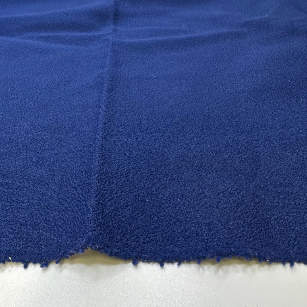 Feeling Blue Without You - Polyester Blend Knit - Dark Blue - 1.55M Bundle - True Deadstock fabric Fabric by private - Sustainable Textile | FABCYCLE