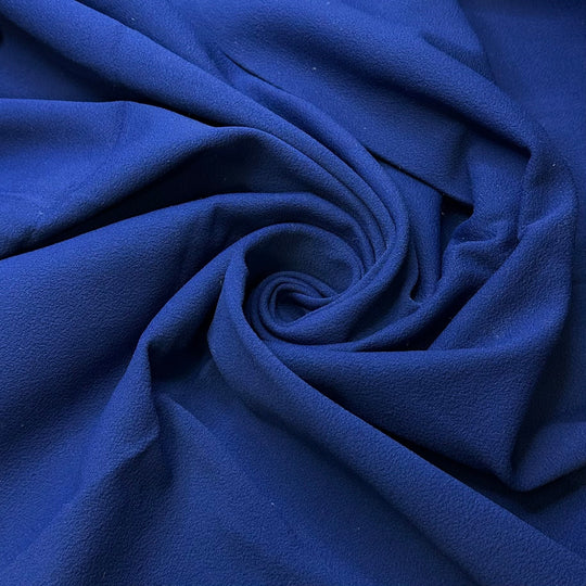 Feeling Blue Without You - Polyester Blend Knit - Dark Blue - 1.55M Bundle - True Deadstock fabric Fabric by private - Sustainable Textile | FABCYCLE