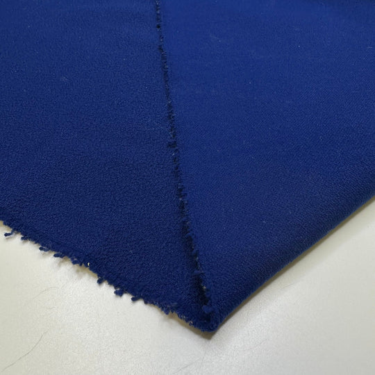 Feeling Blue Without You - Polyester Blend Knit - Dark Blue - 1.55M Bundle - True Deadstock fabric Fabric by private - Sustainable Textile | FABCYCLE