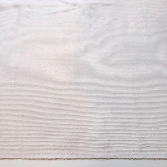 Feeling Inspired - Rib Knit Cotton Blend Knit - White - 0.9M Bundle - True Deadstock fabric Fabric by private - Sustainable Textile | FABCYCLE